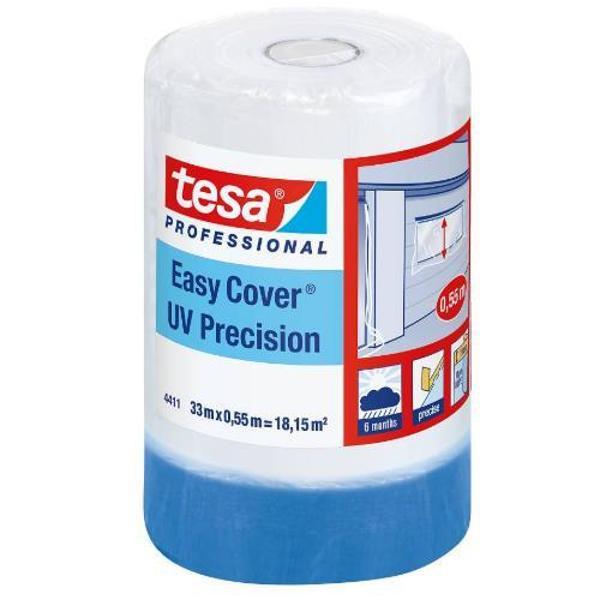 Tesa 4411 Mavi Maskeleme Bantlı Koruyucu Örtü 260cmx17mt - Image 1