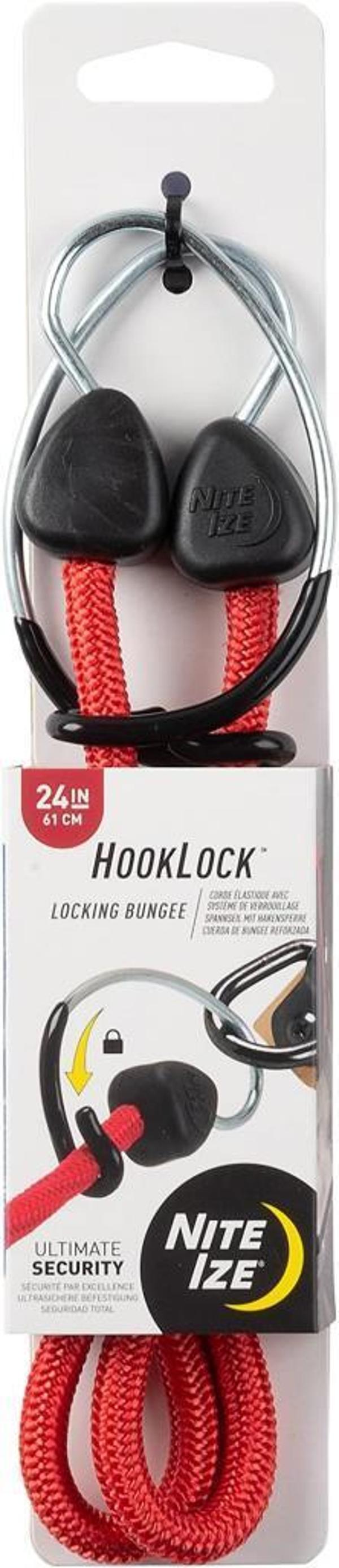 Nıte Ize Hooklock Locking Bungee Gergi Lastiği Kırmızı 61 Cm - Image 1