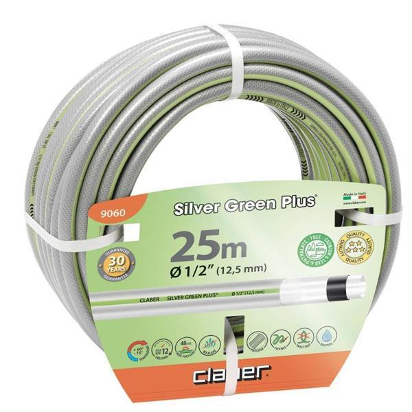 Claber 9060 Silver Green Plus Hortum 1/2" 25mt  - Image 1