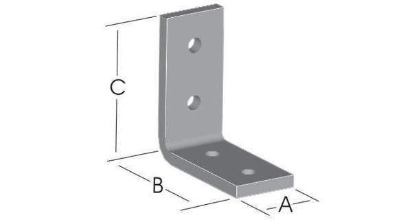 Er-mo Krom Sac Köşebent  20x20x20mm - Image 1