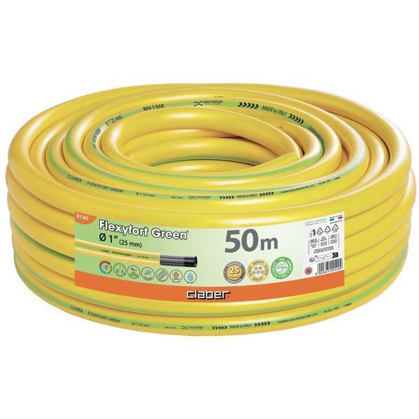 Claber 9140 Flexfort Green Hortum 1" 50mt - Image 1
