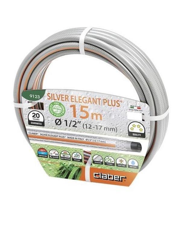 Claber 9123 Silver Elegant Hortum 1/2 15m - Image 1