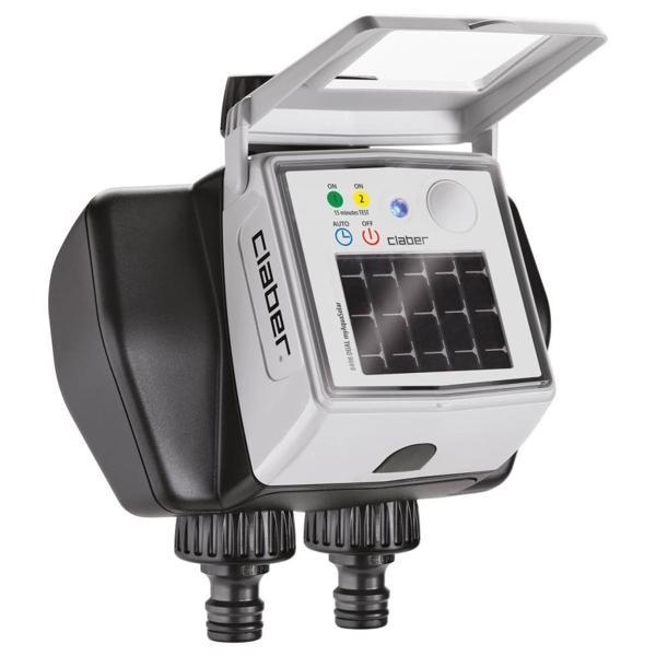 Claber 8498 Dual MyAquaSolar İki Çıkışlı Zamanlayıcı - Image 1