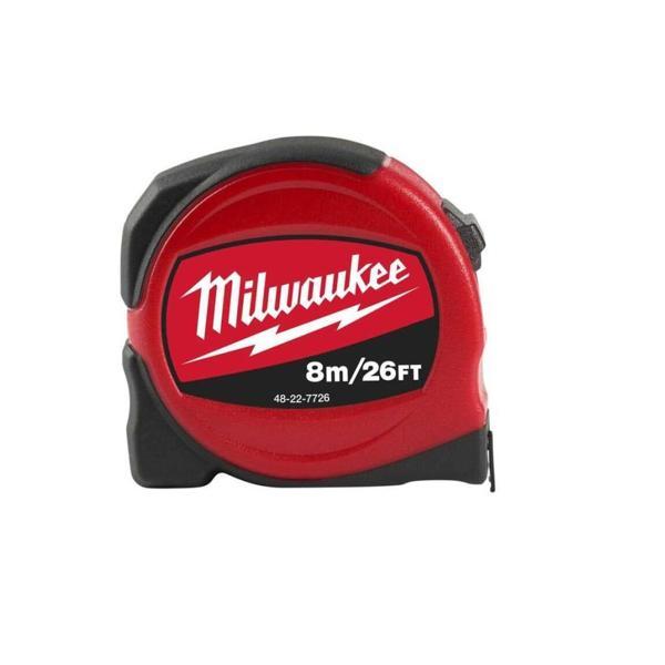 Milwaukee Pro Compact Şerit Metre 8mt/26" - Image 1
