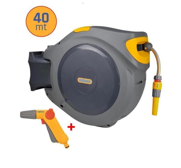 Hozelock 2595-3720H Otomatik Geri Sarmalı Hortum Seti 40mt - Image 1
