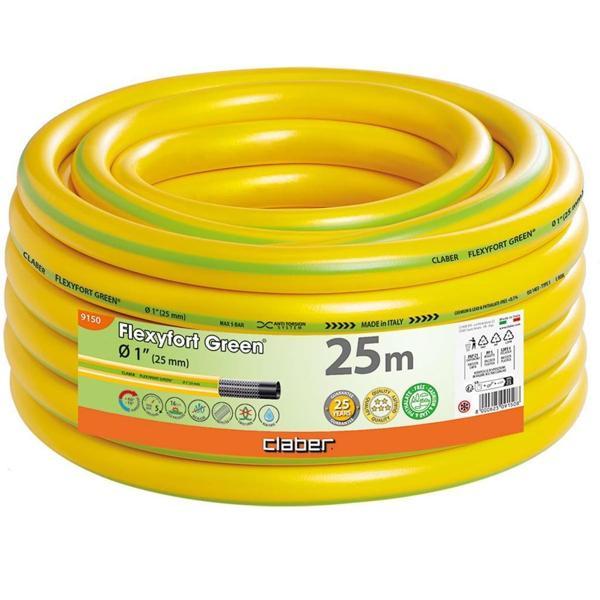 Claber 9150 Flexfort Green Hortum 1" 25mt  - Image 1