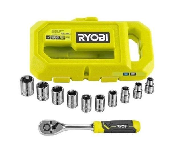 Ryobi RHRS10PC Lokma Takımı 1/4" 10 Parça  - Image 1