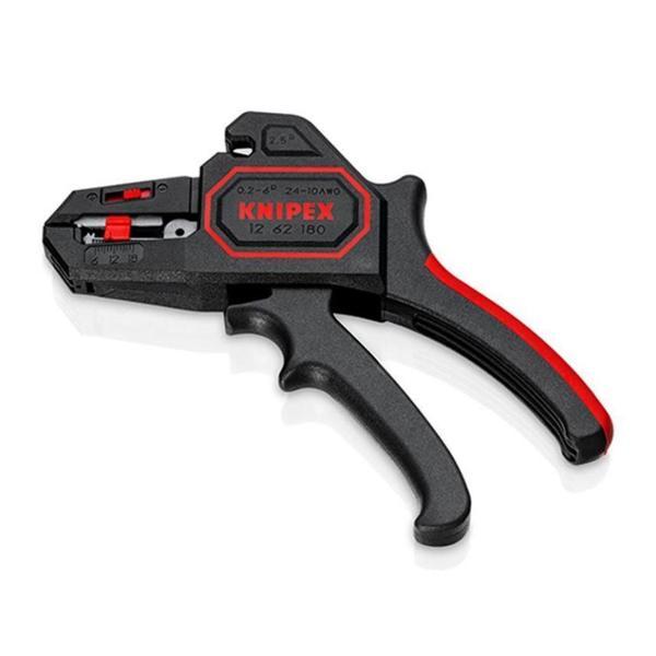 Knipex 1262180 Otomatik Kablo Sıyırıcı 180 mm - Image 1