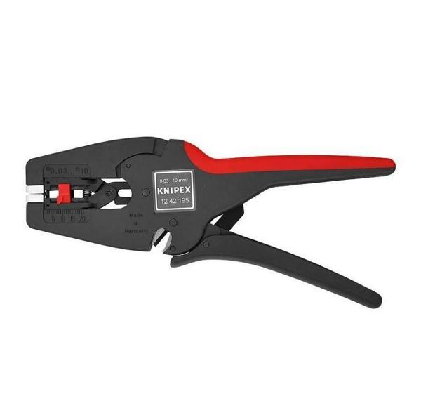 Knipex 1242195 Otomatik Kablo Sıyırıcı 195mm - Image 1