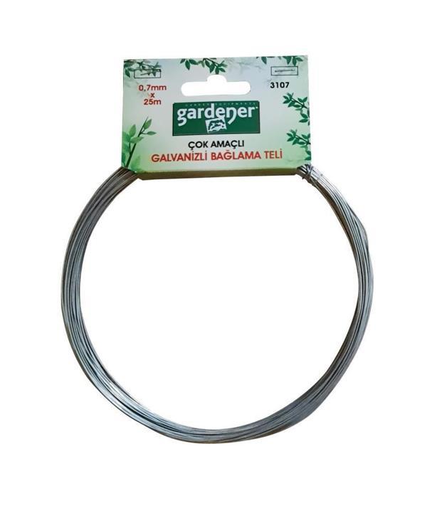 Gardener 3107 Galvanizli Çok Amaçlı Bağlama Teli 0,7mm x 25m - Image 1