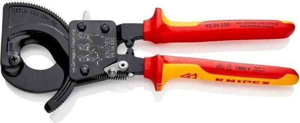 Knipex 9536250 Cırcır Mekanizmalı Kablo Makası - Image 1
