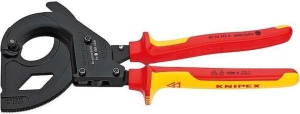 Knipex 9536315A Cırcır Mekanizmalı Kablo Makası 315 - Image 1