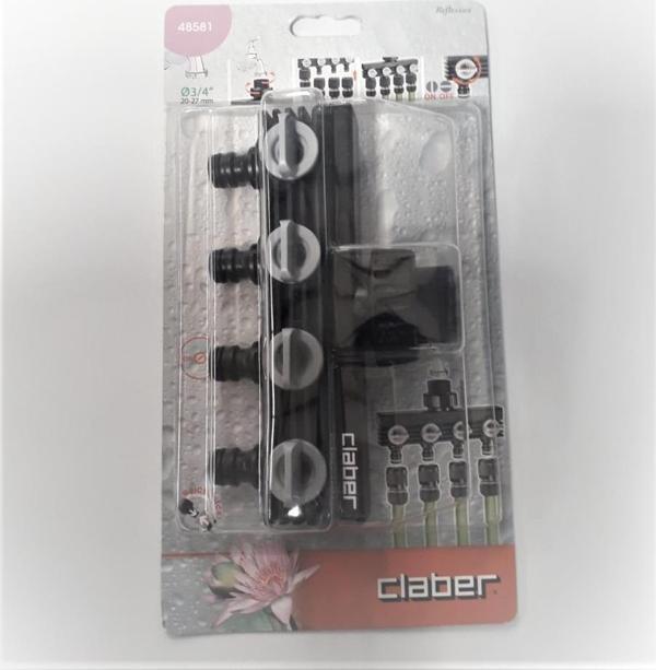 Claber 48581 Dörtlü Musluk Adaptörü - Image 1