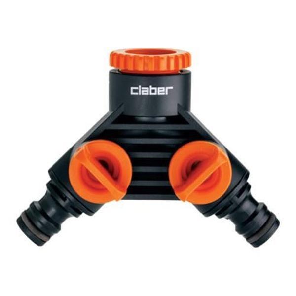 Claber 8599 Çiftli Musluk Adaptörü  - Image 1