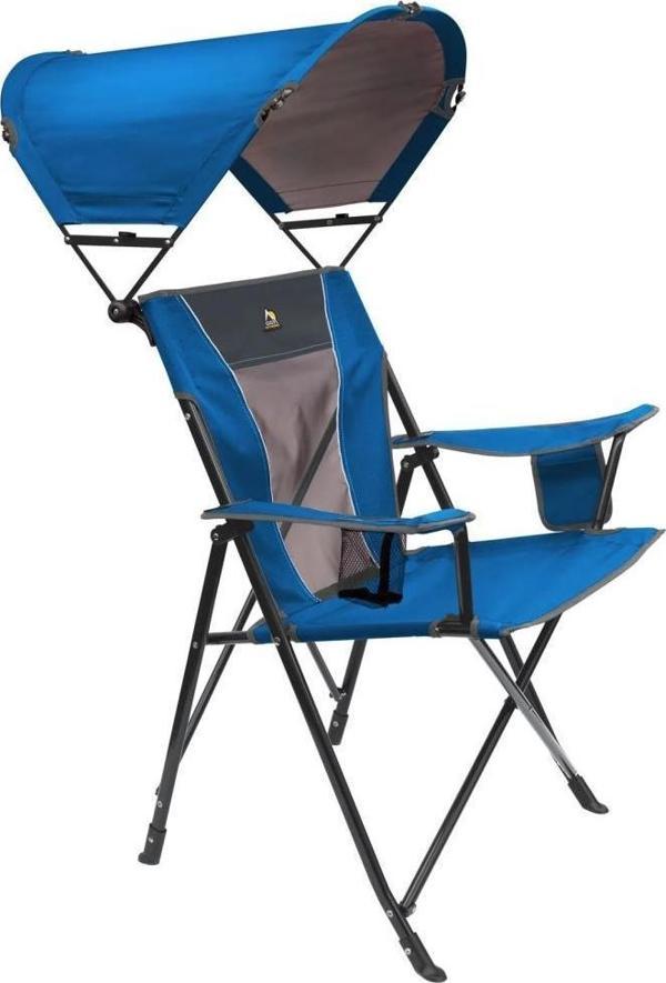 Gci Outdoor SunShade Comfort Pro Chair Güneşlikli Katlanır Plaj Sandalyesi  - Image 1
