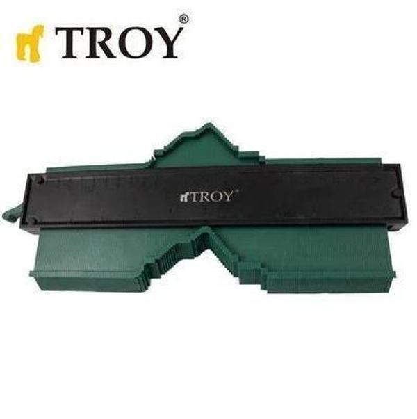 Troy T25902 Sabitleme Mandallı Kontur Mastarı 258mm - Image 1