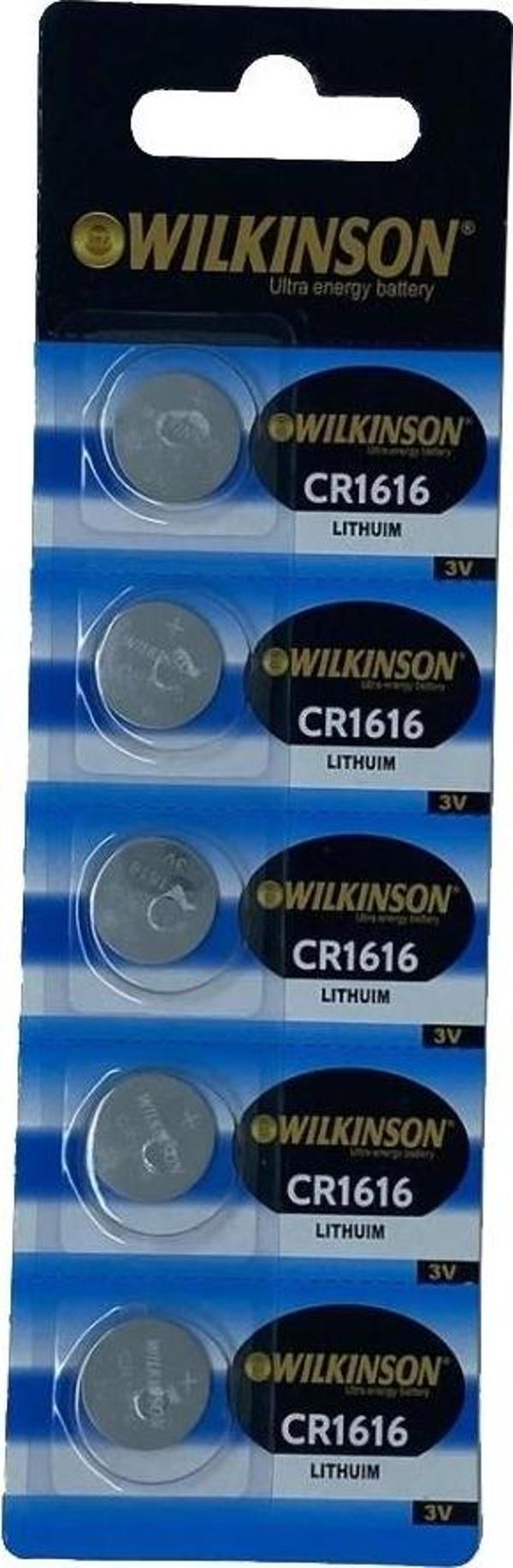 Wılkınson 1616 3v Lityum Düğme Pil 5'li Paket - Image 1