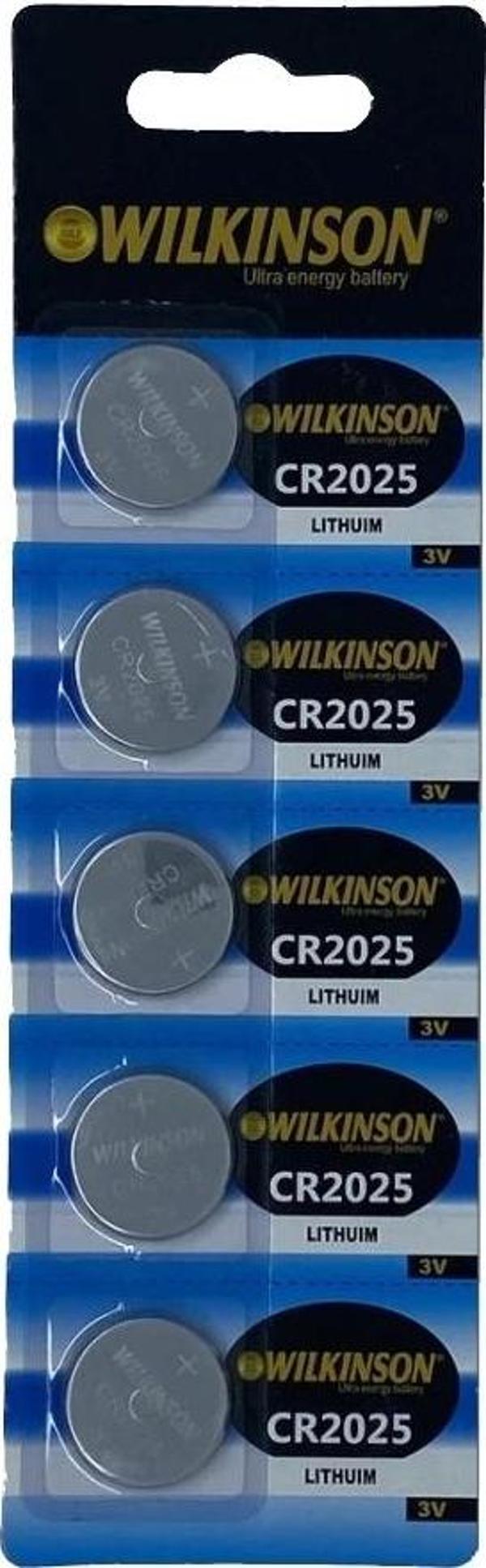 Wılkınson 2025 3v Lityum Düğme Pil 5'li Paket - Image 1