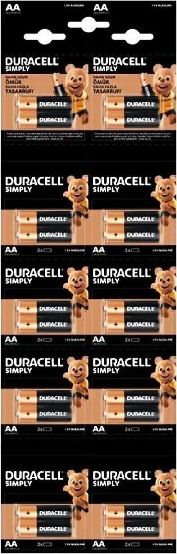 20'li Kartela 1.5 V Alkalin Aa Kalem Pil - Image 1
