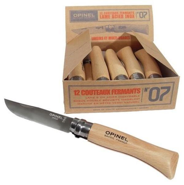 Opinel 7 No İnox Kayın Saplı Çakı - Image 1