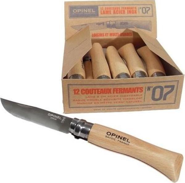 Opinel 7 No İnox Kayın Saplı Çakı - Image 1