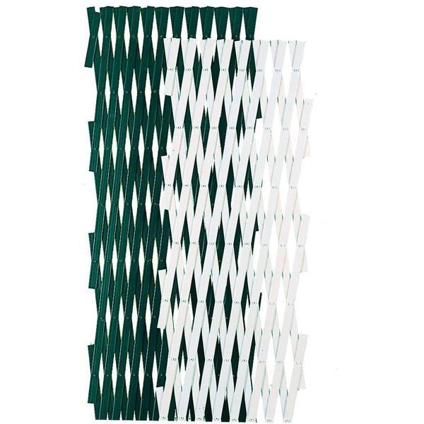 Sicatec Croisiplast Çiçek Sarmaşık Çiti 100x200cm Beyaz - Image 1