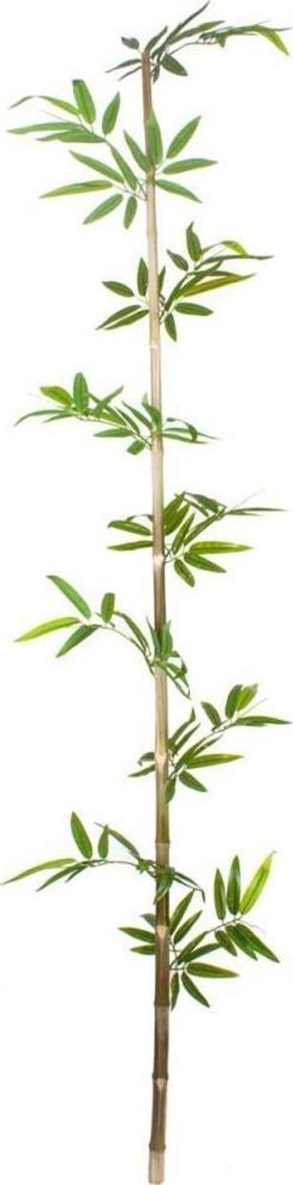 Bahçem Bambu Yapay Yapraklı Dekoratif Çubuk  120cm - Image 1