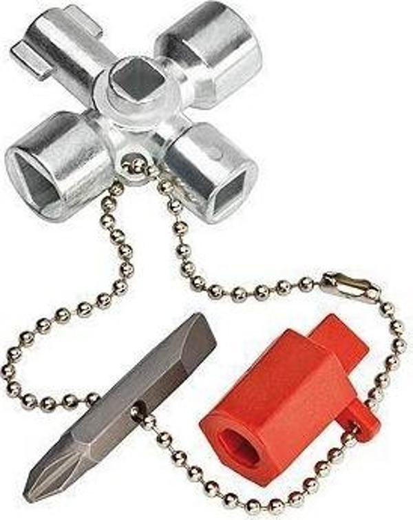 Knipex 001102 Kısa Kumanda Dolabı Anahtarı - Image 1