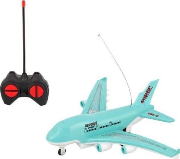 Zeytoys Kumandalı Uçak ZEY2024,Eğlenceli Işıklı Oyuncak Uçak - Image 1