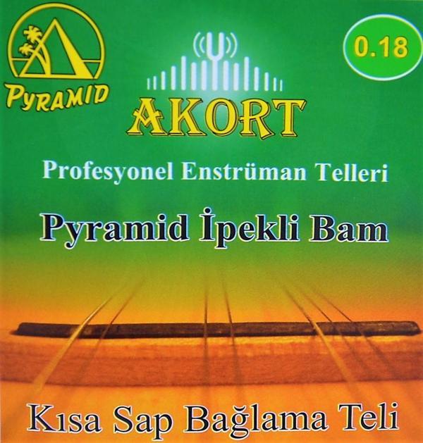 AKORT 0.18 PYRAMİD KISA SAP BAĞLAMATELİ - SAZ TELİ - Image 1