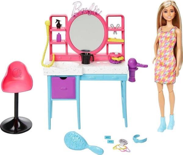 Barbie Hkv00 Muhteşem Kuaför Oyun Seti - Image 1