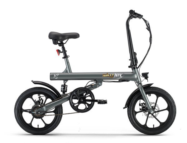 SKYJET 1-S ELEKTRİKLİ BİSİKLET - GRİ - Image 1