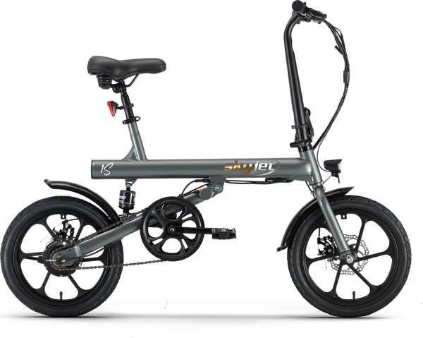 SKYJET 1-S ELEKTRİKLİ BİSİKLET - GRİ - Image 1