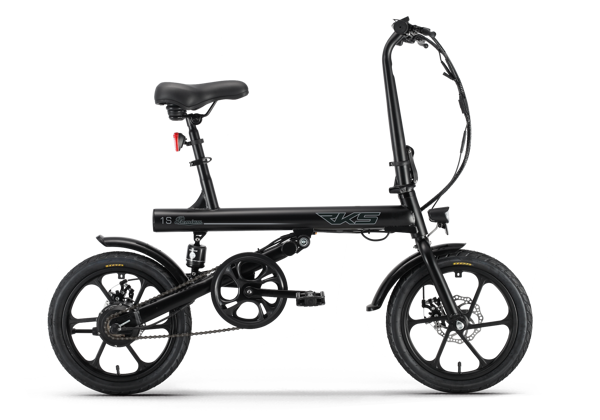 RKS 1-S ELEKTRİKLİ BİSİKLET - SİYAH - Image 1
