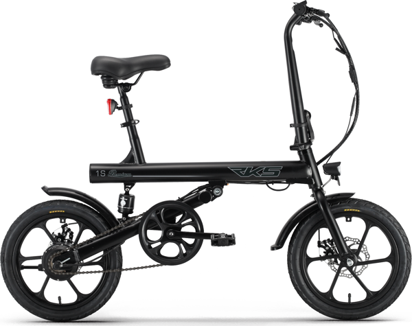 RKS 1-S ELEKTRİKLİ BİSİKLET - SİYAH - Image 1