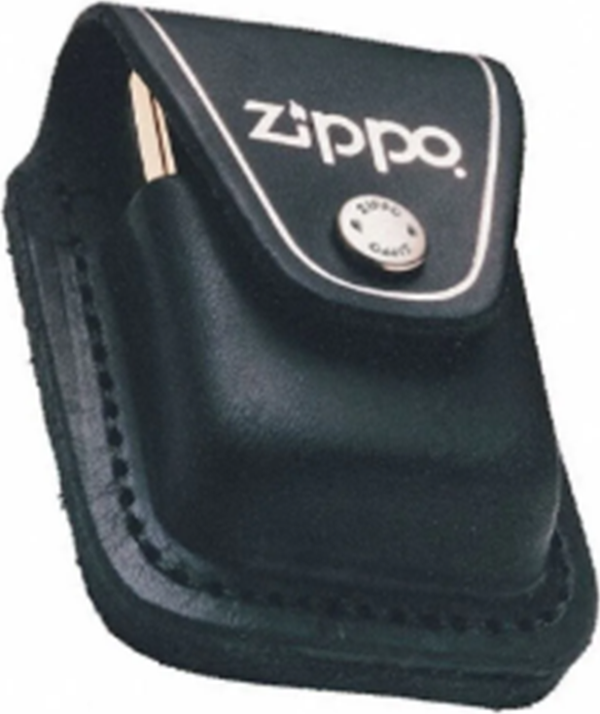  Zippo Orijinal Çakmak Taşıma Kılıfı Deri Klipsli-Siyah Renk-Z249 - Image 1