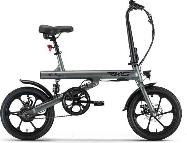 RKS 1-S ELEKTRİKLİ BİSİKLET - GRİ - Image 1