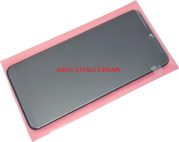Samsung Galaxy A04S (SM-A047F) Lcd Ekran Dokunmatik Orijinal (Full Çıtalı) - Image 1