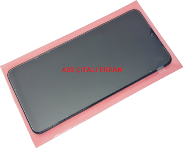 Samsung Galaxy A30 (SM-A305F) Lcd Ekran Dokunmatik Orijinal(Full Çıtalı) - Image 1