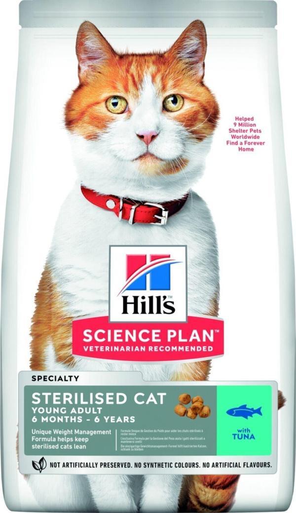 Hill's Sterilised Yetişkin Ton Balıklı Kedi Maması 10 kg - Image 1