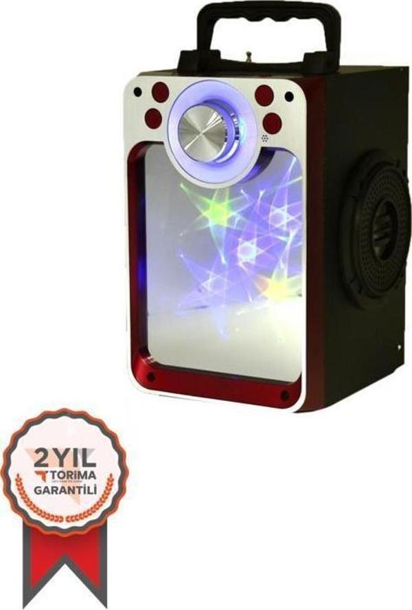 Torima KTS-822S Ledli Kumandalı Bluetooth Hoparlör Usb-Tf-Fm Radyo Siyah - Image 1