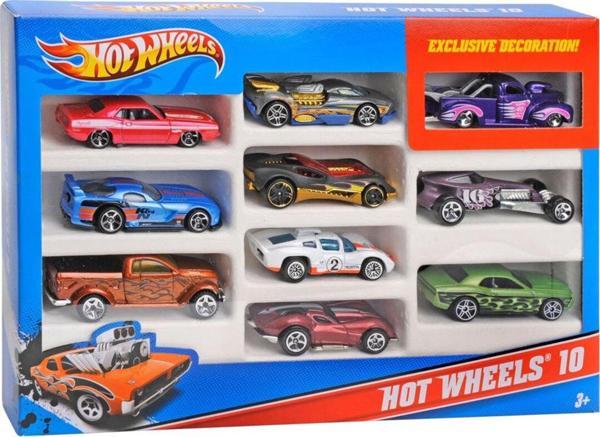 Hot Wheels 10 Lu Araba Seti 54886 - Image 1