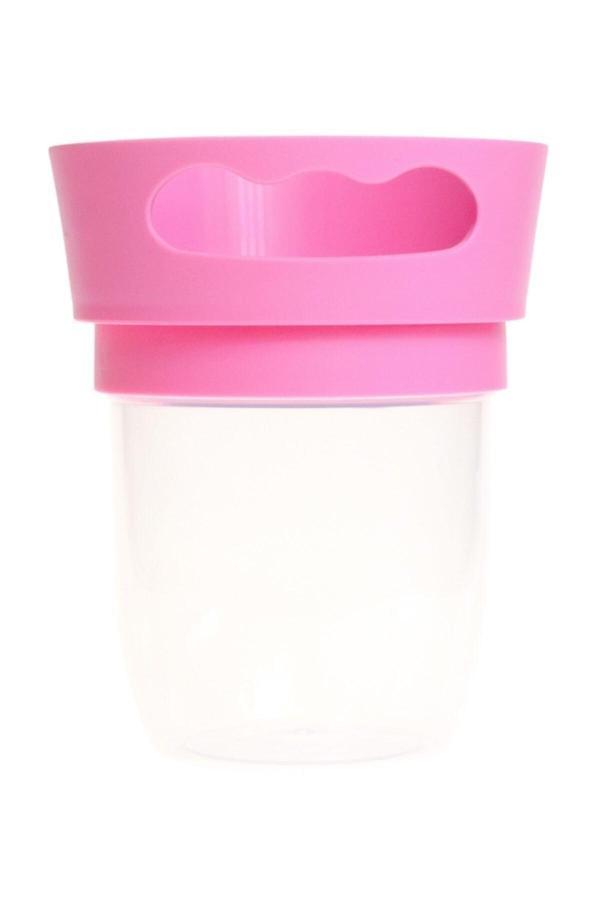 Mamacup Dökülmeyi Önleyen Atıştırmalık Kap Pembe - Image 1
