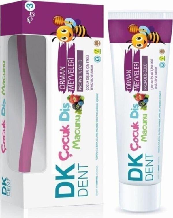 DK DENT DİŞ MAC.ÇOCUK ORMAN MEY.50ML+FIRÇA HED. - Image 1