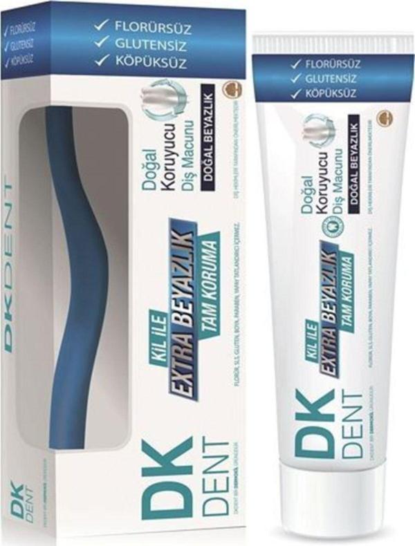 DK DENT DİŞ MAC.DOĞAL BEYAZLIK 75ML+FIRÇA HED. - Image 1