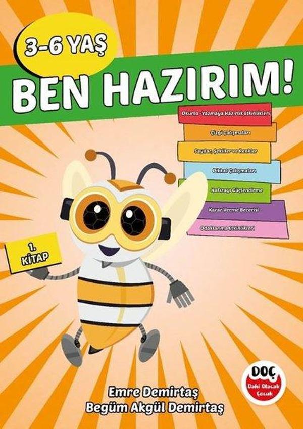Ben Hazırım! 3 - 6 Yaş 1. Kitap - Dahi Olacak Çocuk Yayınları - Image 1
