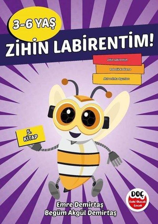 Zihin Labirentim! 3 - 6 yaş 5. Kitap - Dahi Olacak Çocuk Yayınları - Image 1