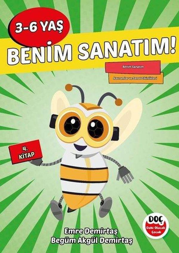 Benim Sanatım! 3 - 6 Yaş 4. Kitap - Dahi Olacak Çocuk Yayınları - Image 1
