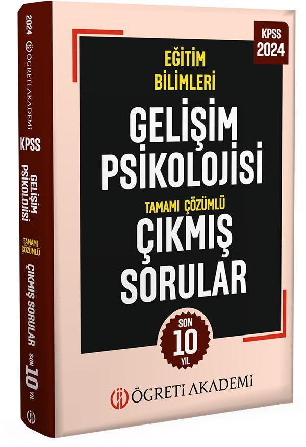 Pegem Akademi Yayıncılık 2024 KPSS Eğitim Bilimleri Gelişim Psikolojisi Tamamı Çözümlü Çıkmış Sorular (Roman Boy) - Pegem Akademi Yayıncılık - Image 1