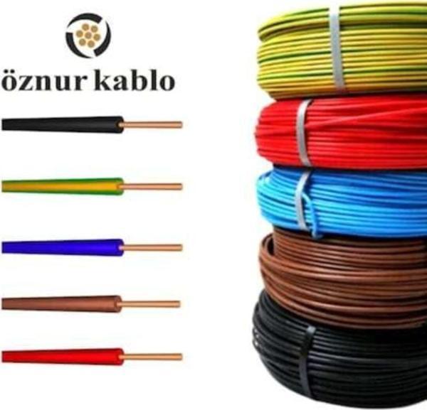 Öznur Kablo Hll Nya Kablo % 100 Bakır Sarı Yeşil Renk 100 Mt 1,5 Nya Sarı Yeşil Grpx 990396 - Image 1